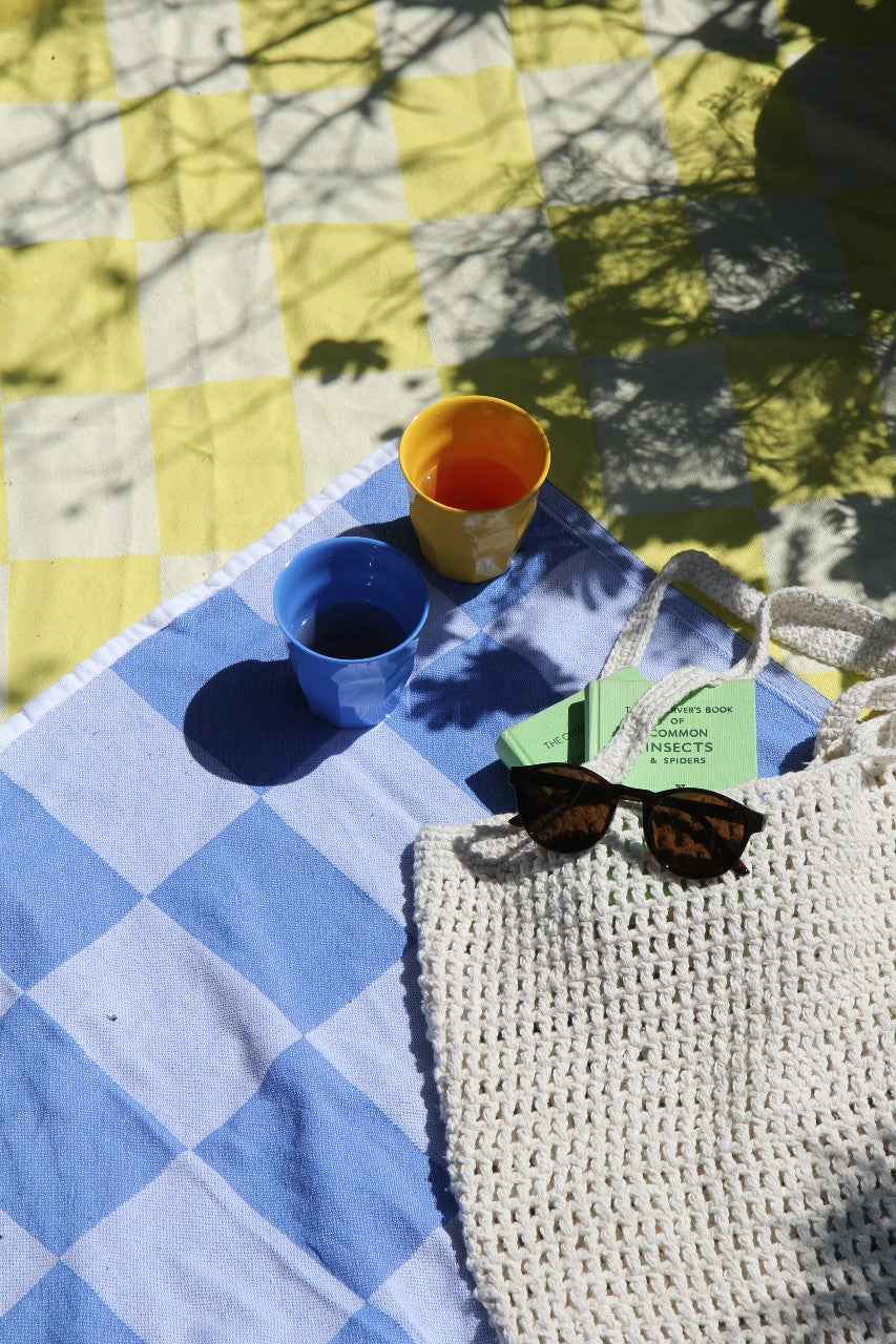 Check Turkish Towel / Yellow