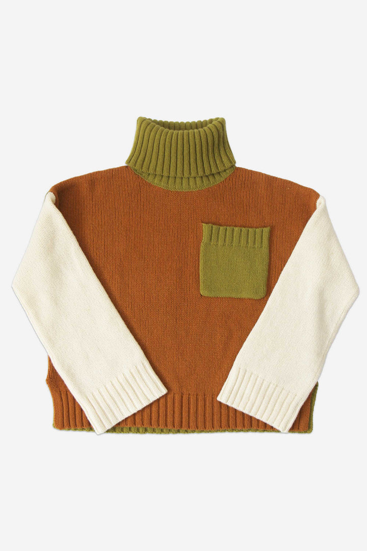 Harvey Roll Neck / Rust