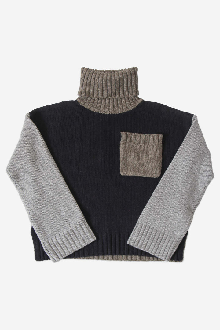 Harvey Roll Neck / Navy