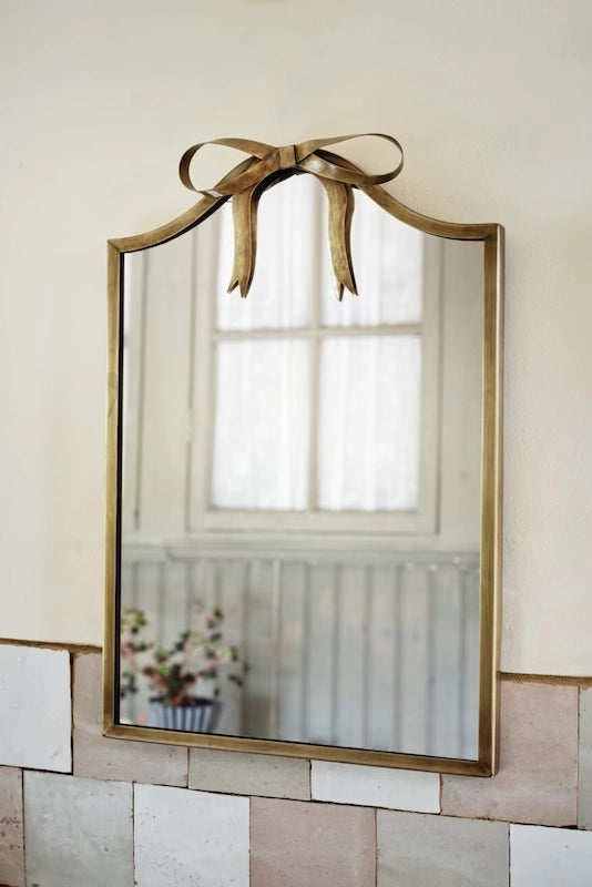 Mirror Bow Antique Brass - Domestic Science Home