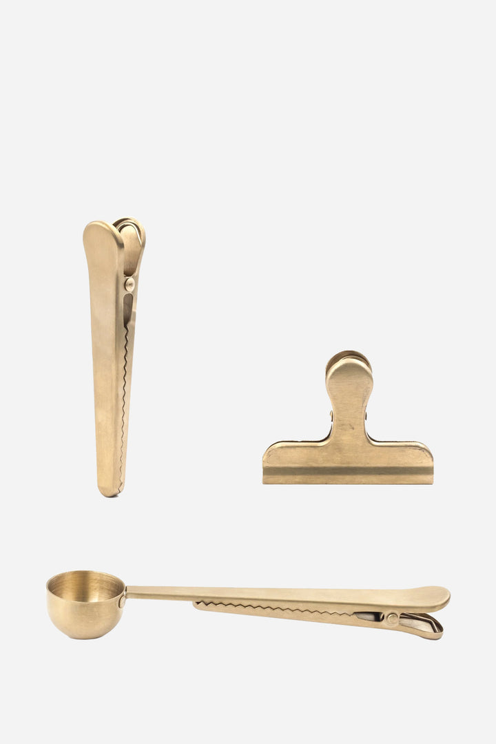 Brass Clip set of 3