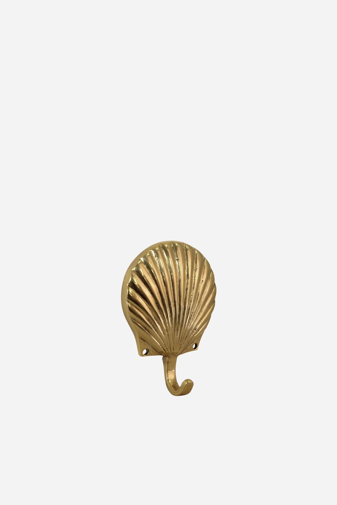 Wall Hook Shell Brass