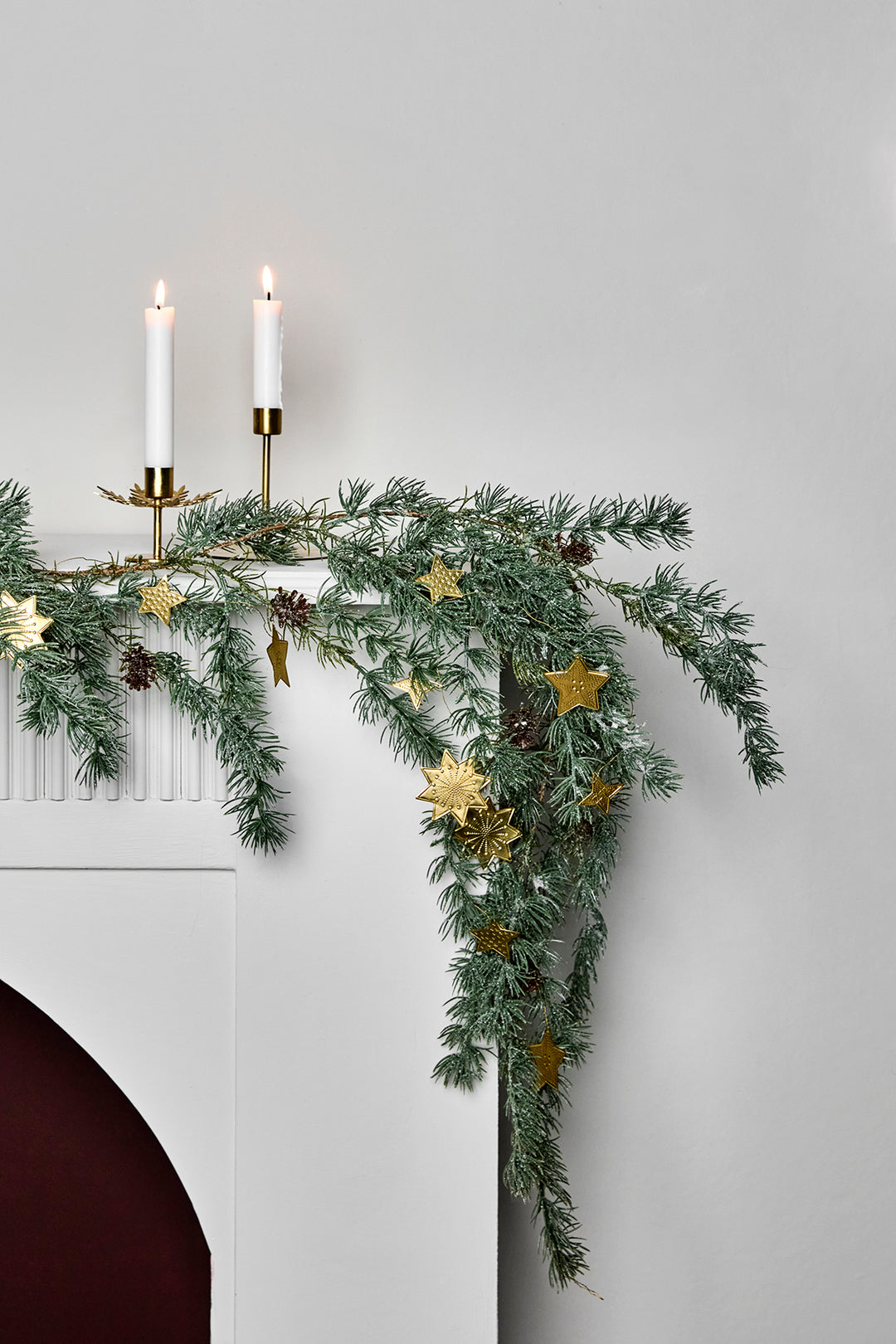 Stars Antique Brass Garland