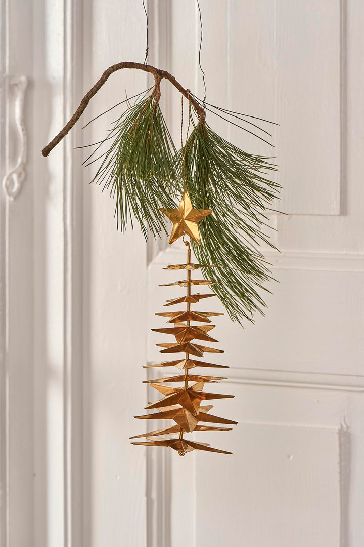 Christmas Tree For Hanging W/Stars Gloria