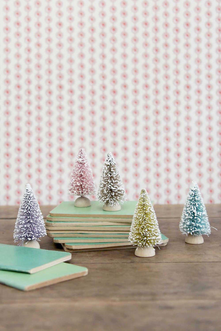 Coloured Bristle Mini Trees