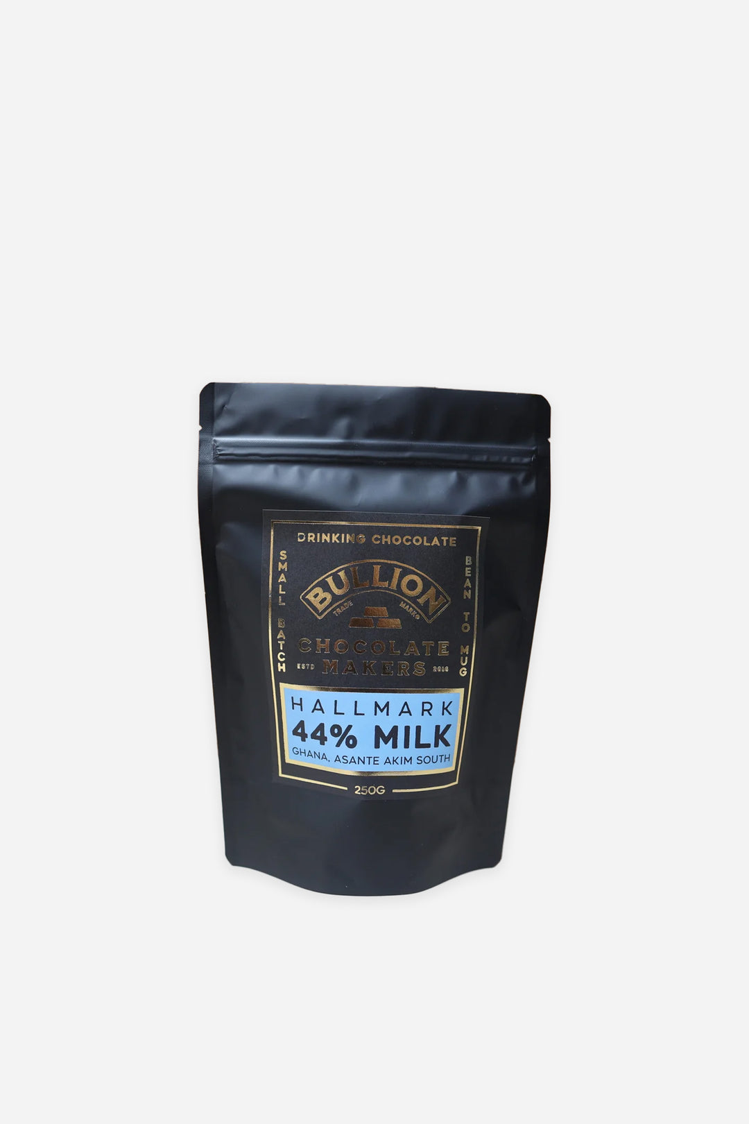 Black packaging of B' lion chocolate with a white background