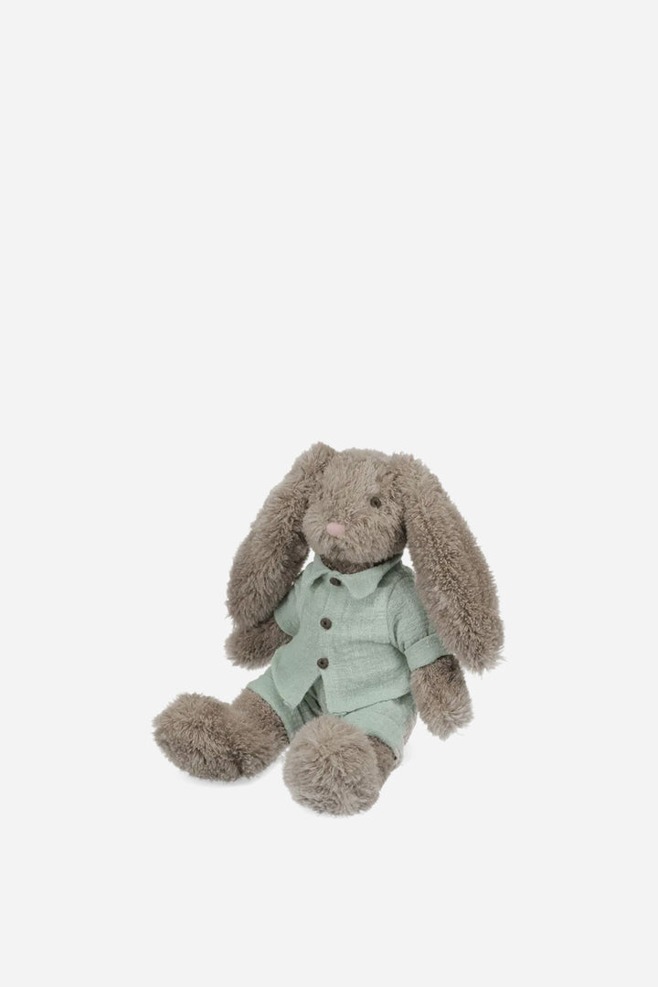Plush Toy / Bunny In A Blue Outfit