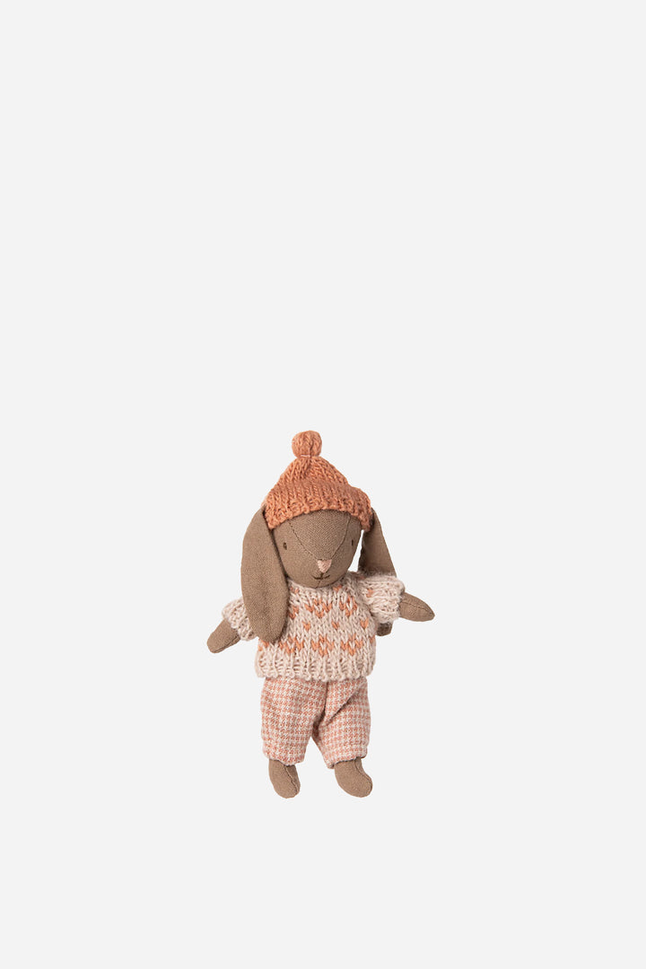 Winter Bunny, Micro - Brown - Rose