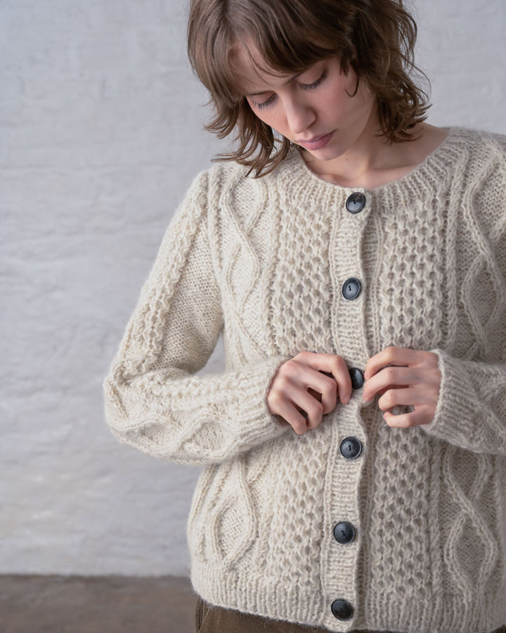 Lourdes Cardigan / Ecru