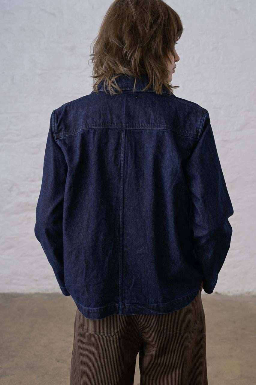 Marcia Relaxed Jacket / Denim Blue