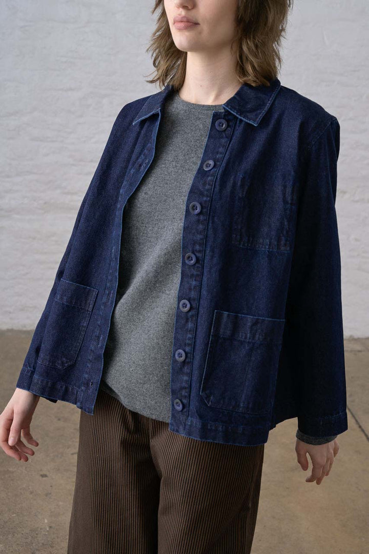 Marcia Relaxed Jacket / Denim Blue