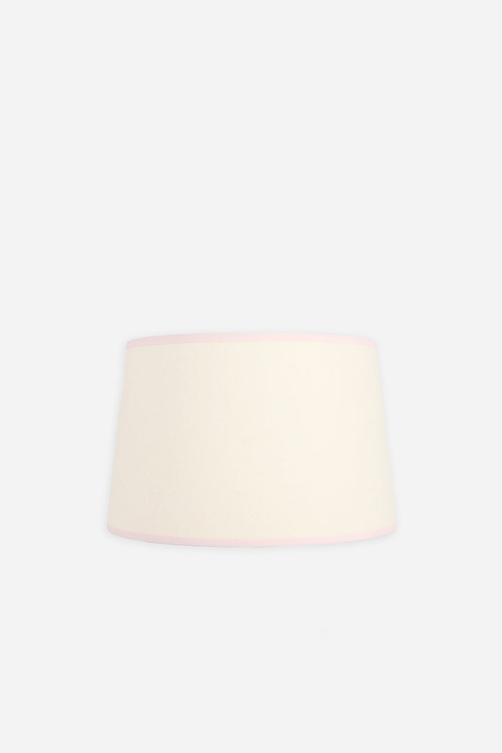 Calico Lampshade 12" 30cm / Pink Trim