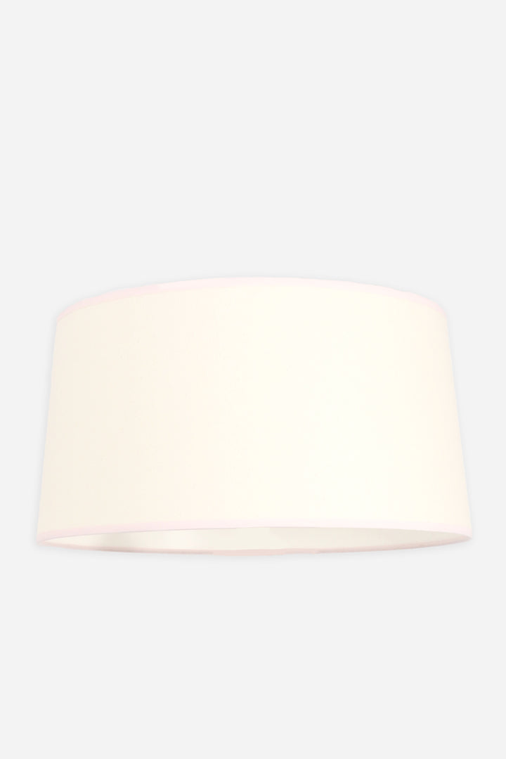 Calico Lampshade 18" 45cm / Pink Trim