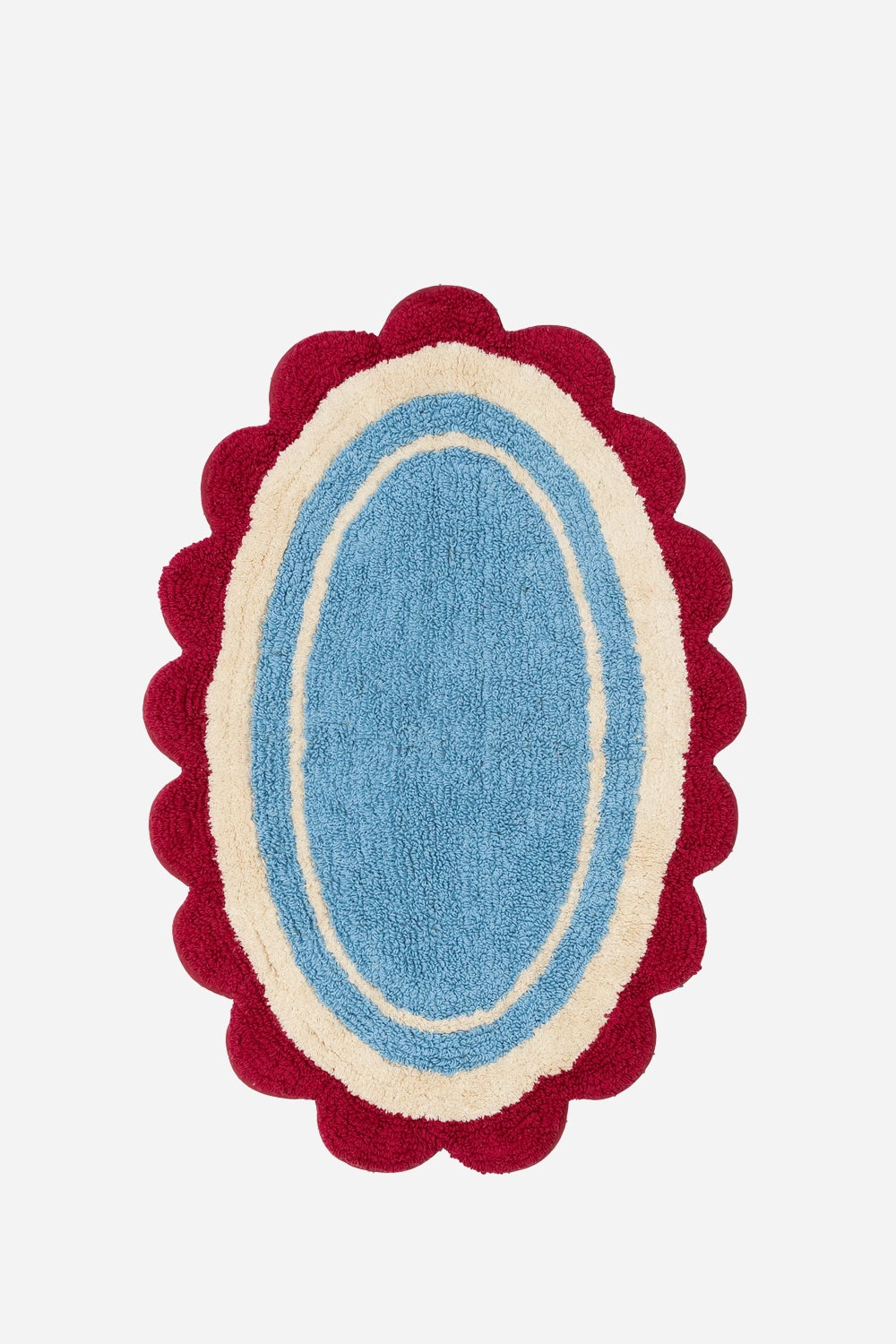 Carmen Bathmat / Claret & Lt Blue - Domestic Science Home
