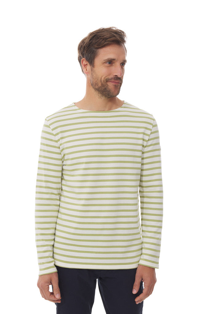 Mousqueton Mario Long Sleeve Breton / Celery