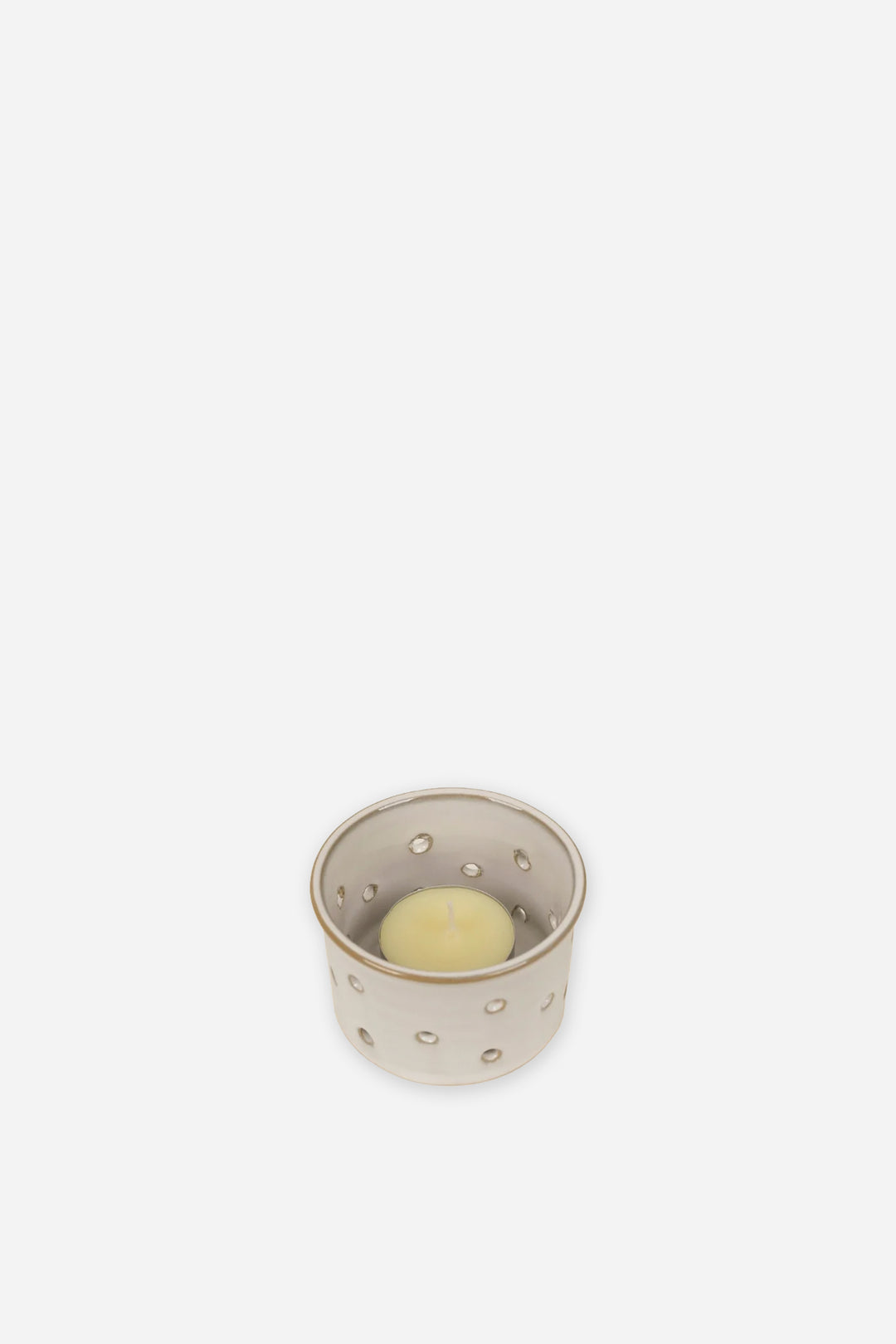 Candle Tealight Holder Glazed