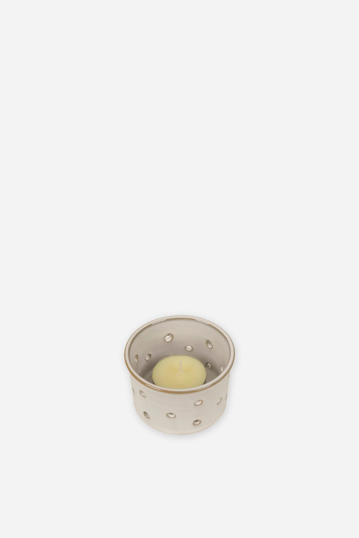 Candle Tealight Holder Glazed