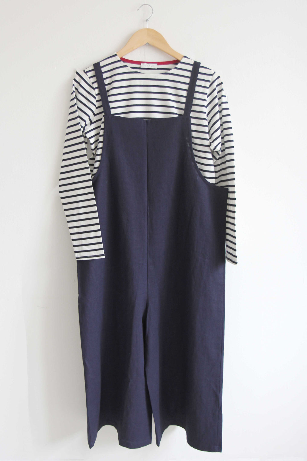 Grace Linen Jumpsuit / Navy