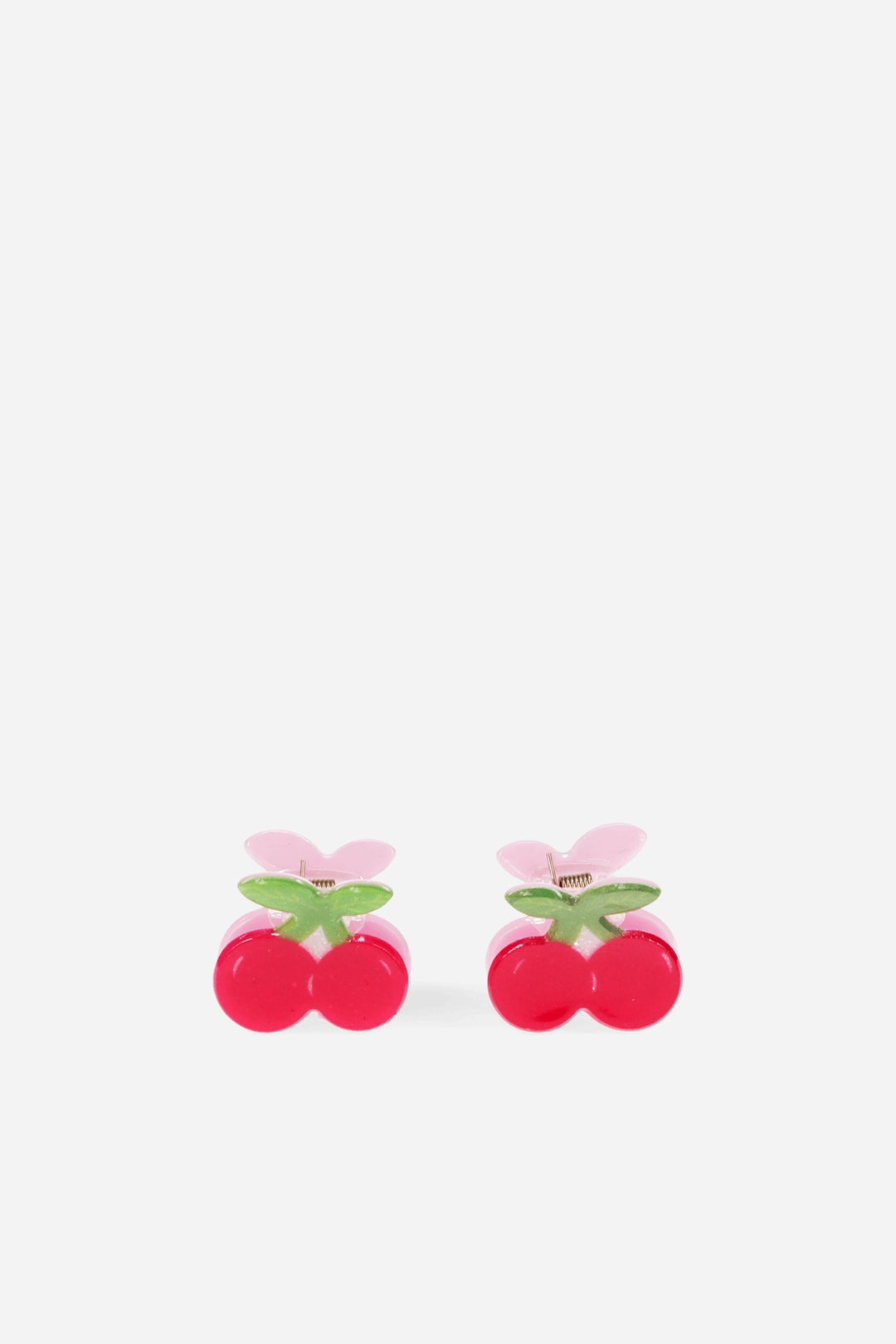 Mini Hair Claw Clips Cherries / Set 2