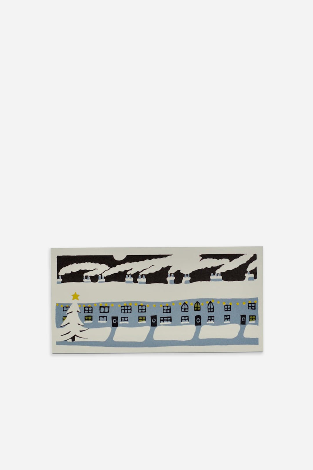Pack of Six Long Christmas Chimneys Cards