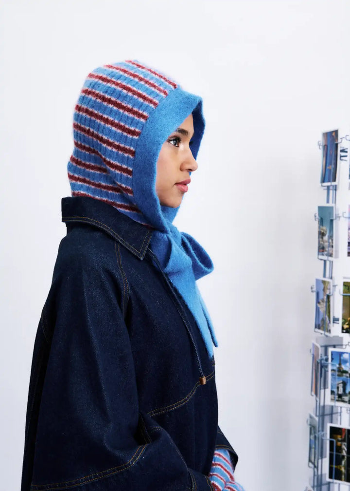 FRNCH Choi Tie Beanie / Electric Blue