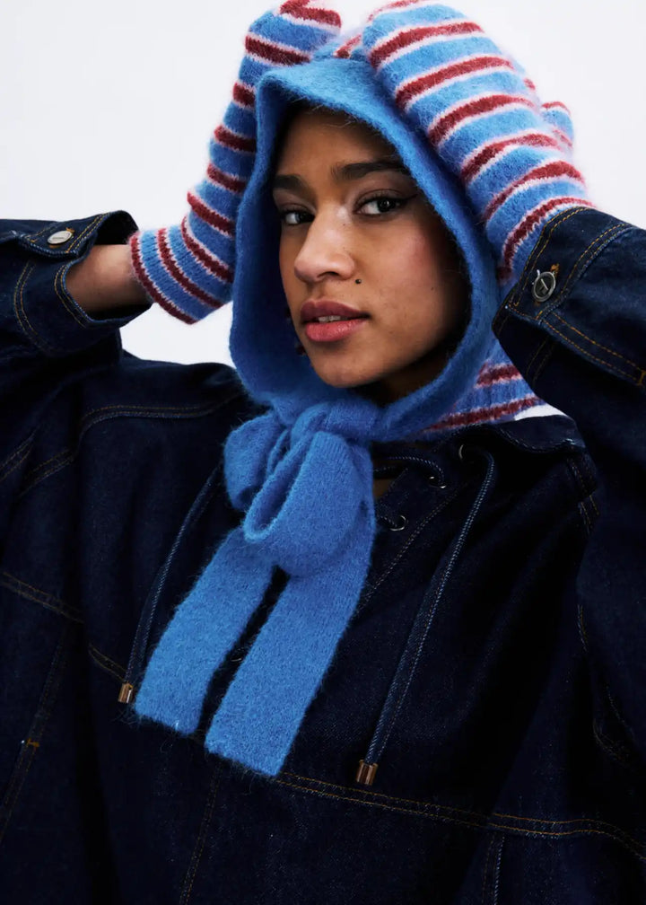 FRNCH Choi Tie Beanie / Electric Blue