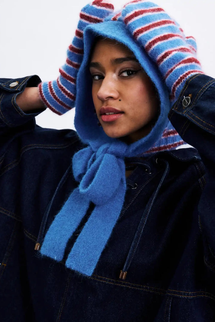 FRNCH Choi Tie Beanie / Electric Blue