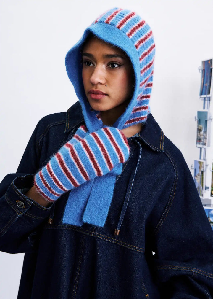 FRNCH Choi Tie Beanie / Electric Blue