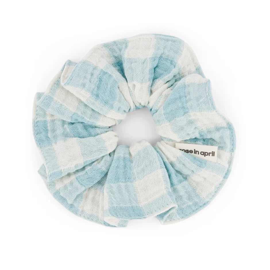 Scrunchie / Gingham Blue - Domestic Science Home