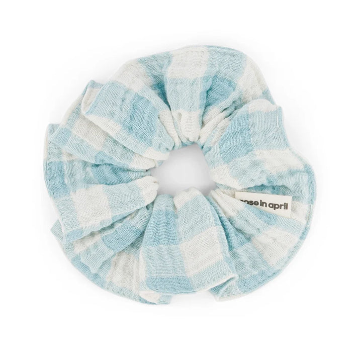 Scrunchie / Gingham Blue - Domestic Science Home