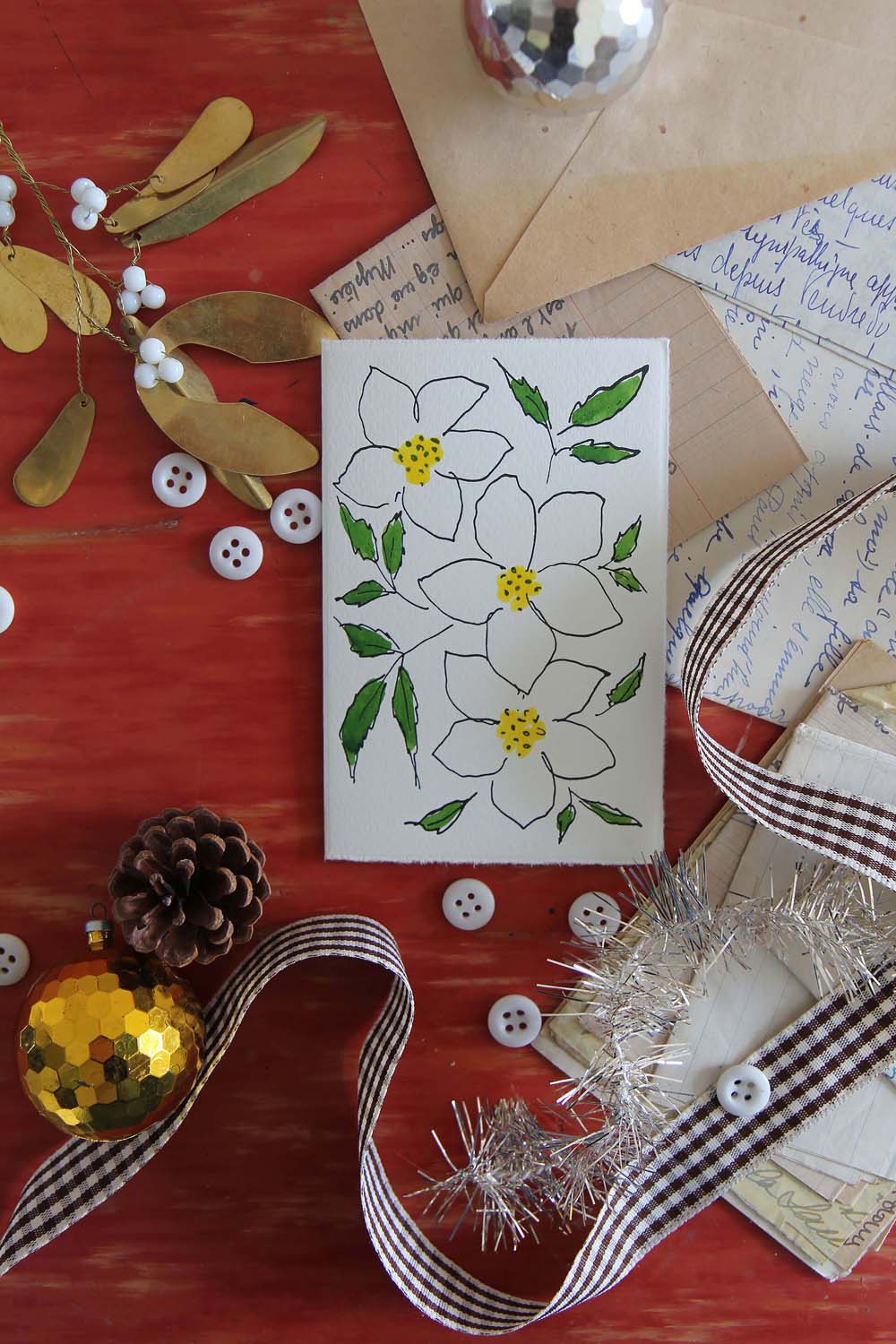 Christmas Card Roses