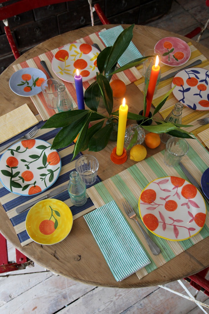 Orange Twig Plate