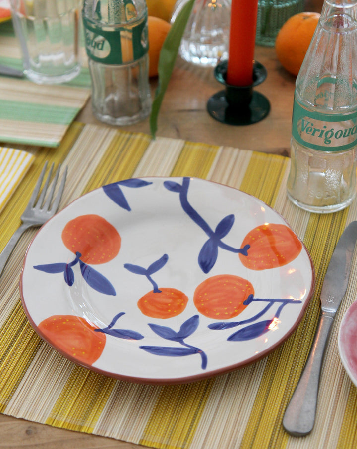 Orange Twig Plate