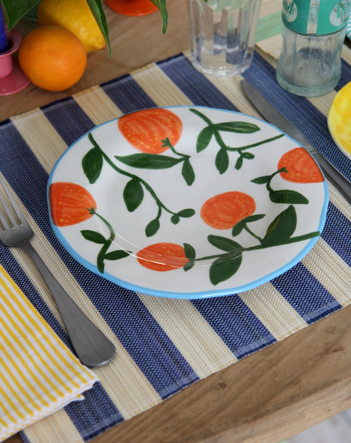 Orange Twig Plate