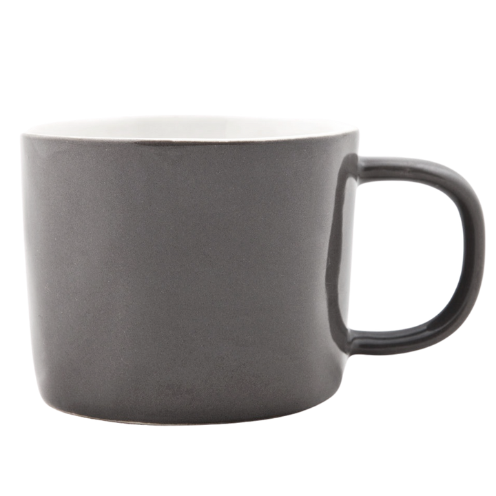 Quail Ceramic Coffee Cup / Charcoal