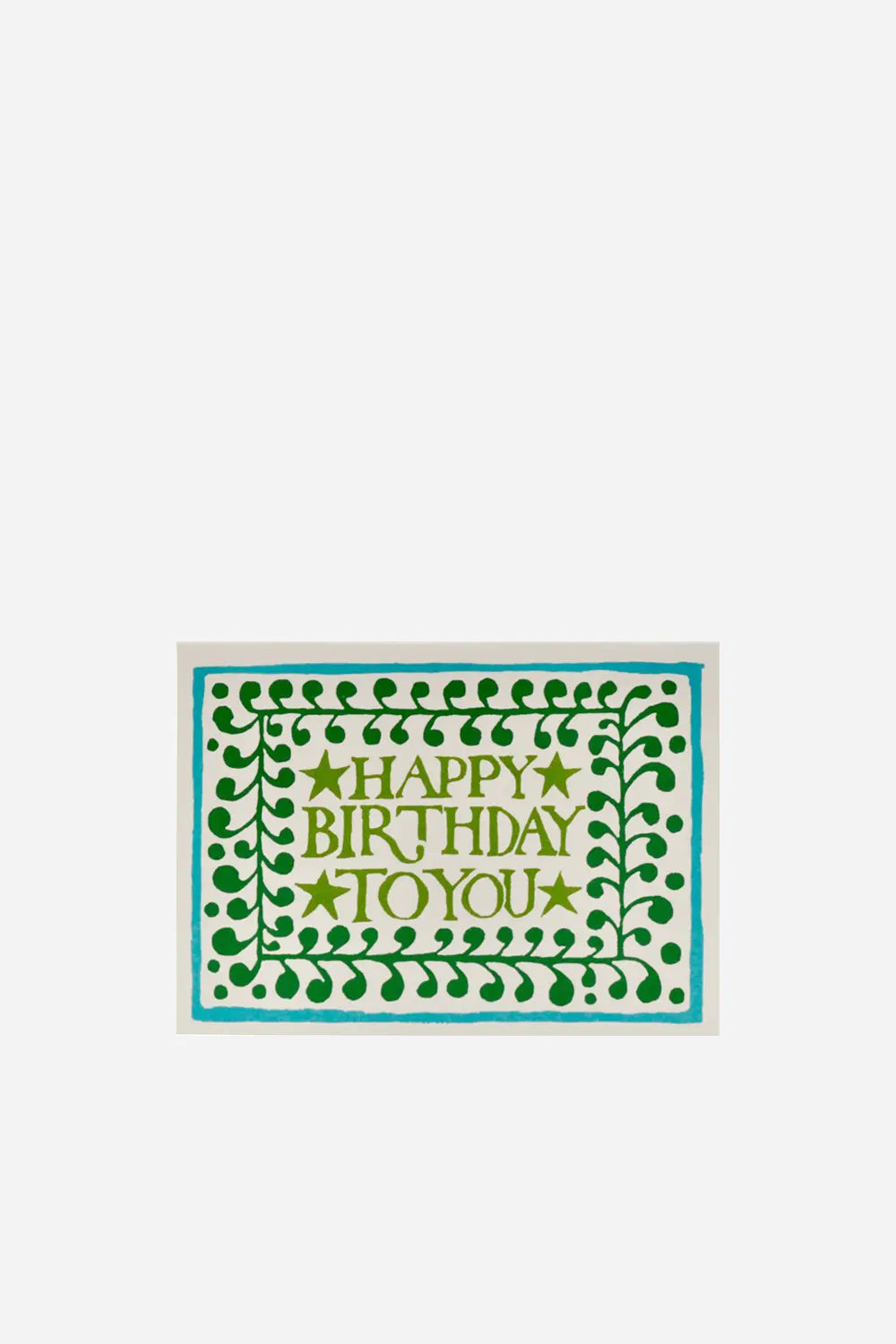 Card Happy Birthday Comma Border
