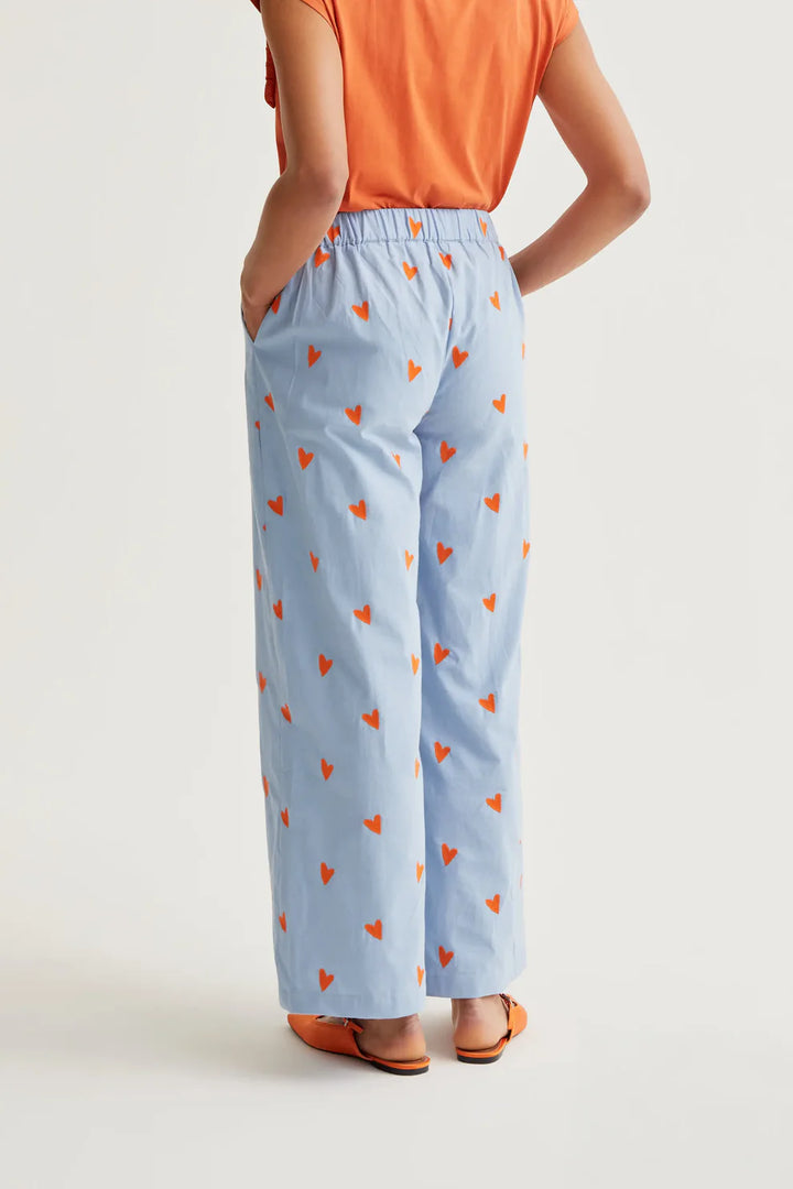 Heart Print Trousers