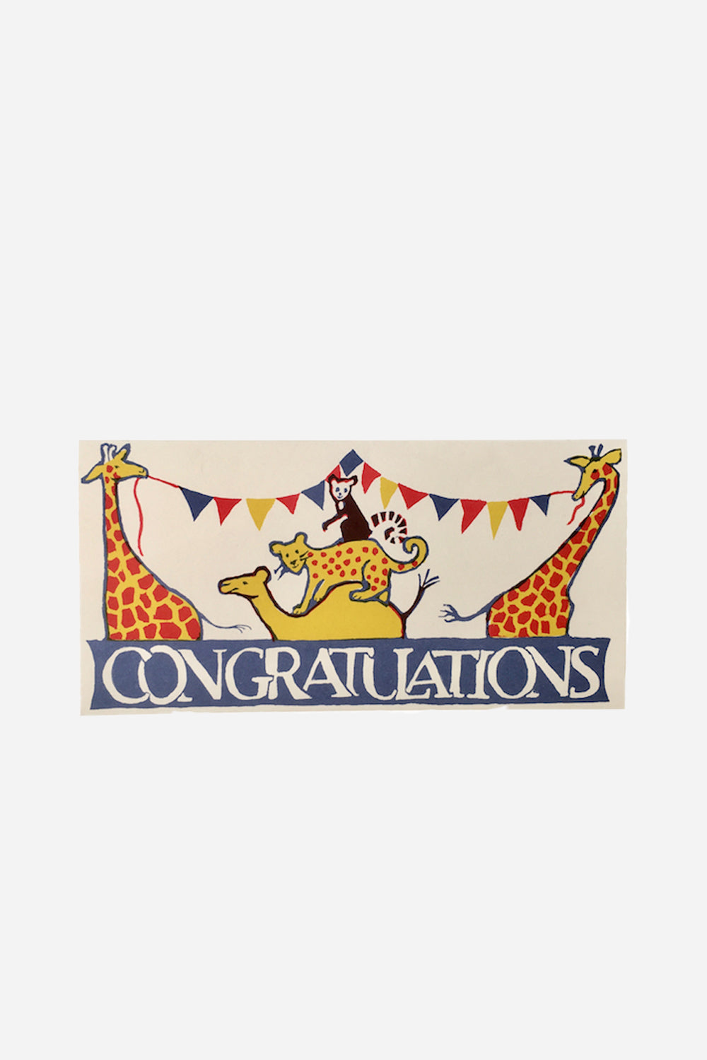 Circus Congratulations Card - Domestic Science Home