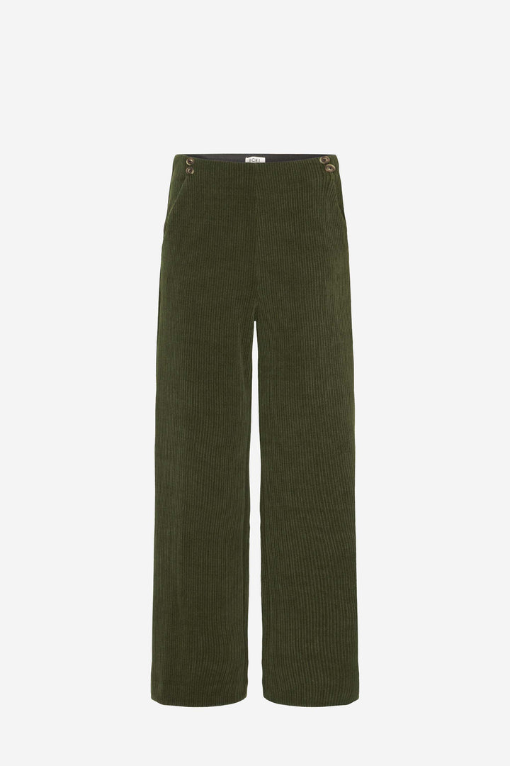 Ihkate Corduroy Trousers / Rifle Green