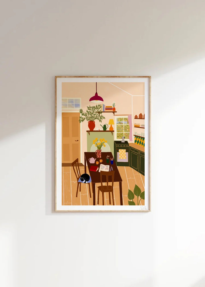 Cosy Cottage A3 Print