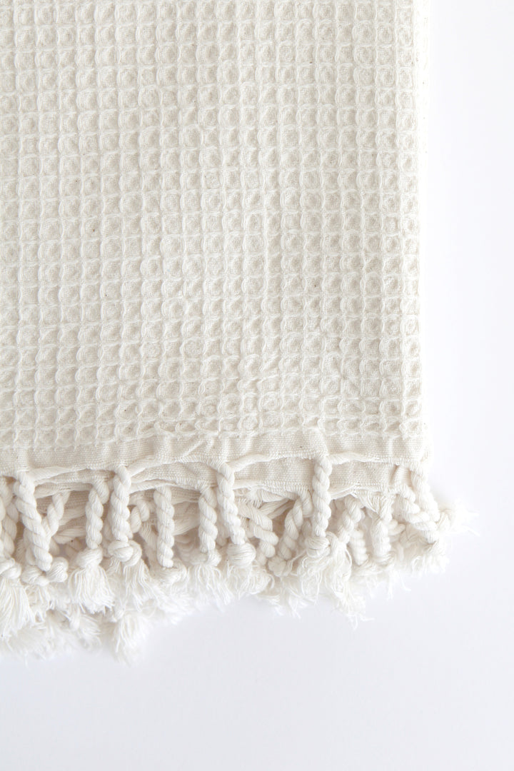 Waffle Hand Towel / Cream
