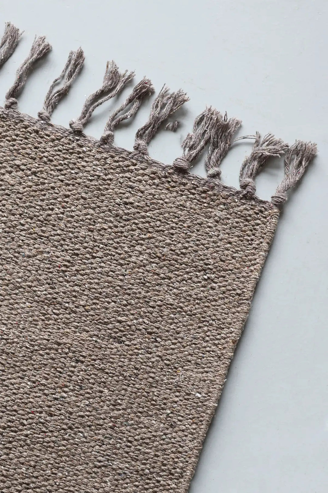 Mouse Brown Plain Rug 60x90 4100