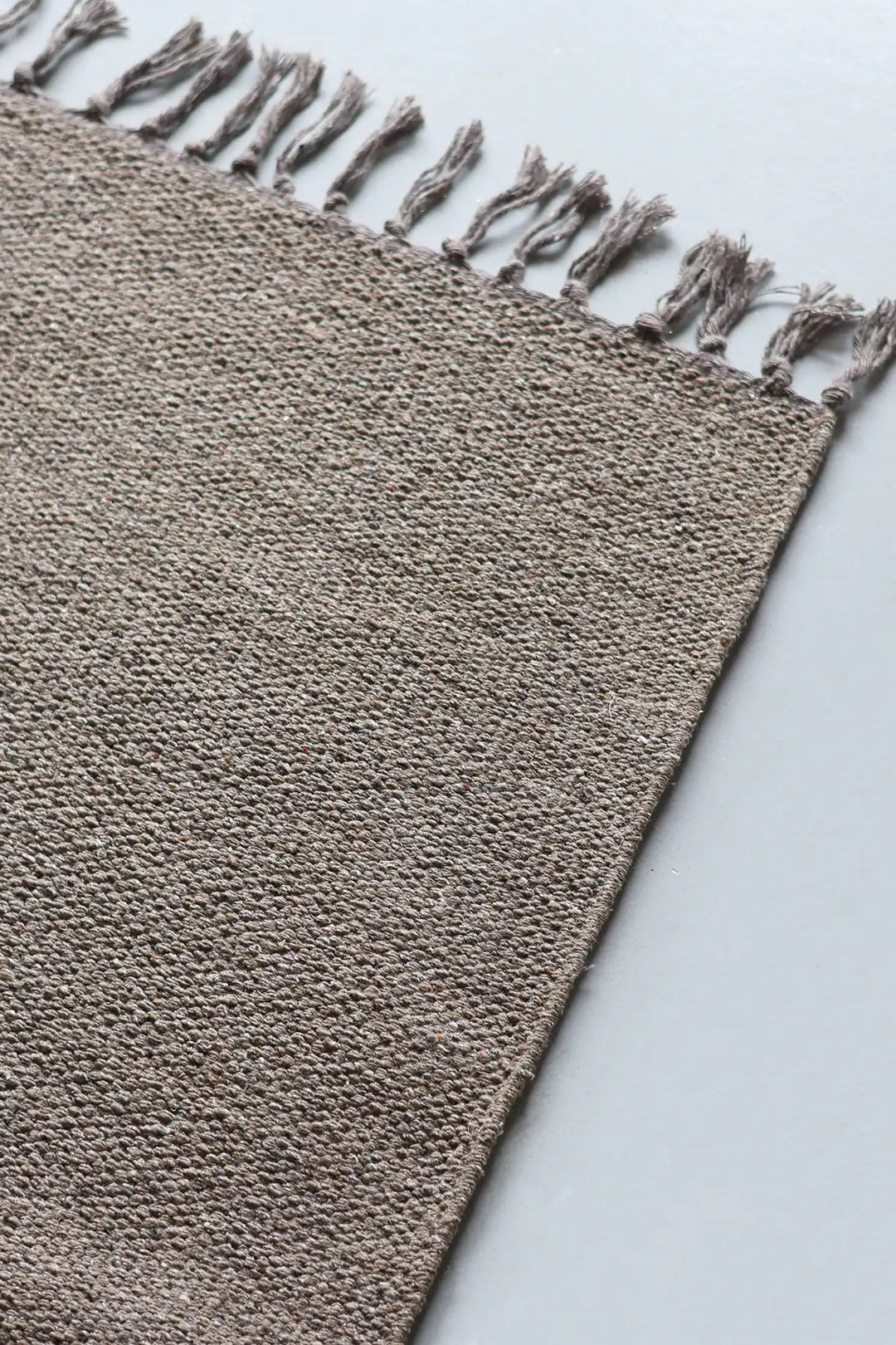 Mouse Brown Plain Rug 60x90 4100