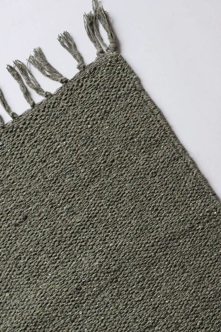 Olive Plain Rug 60x90 4100