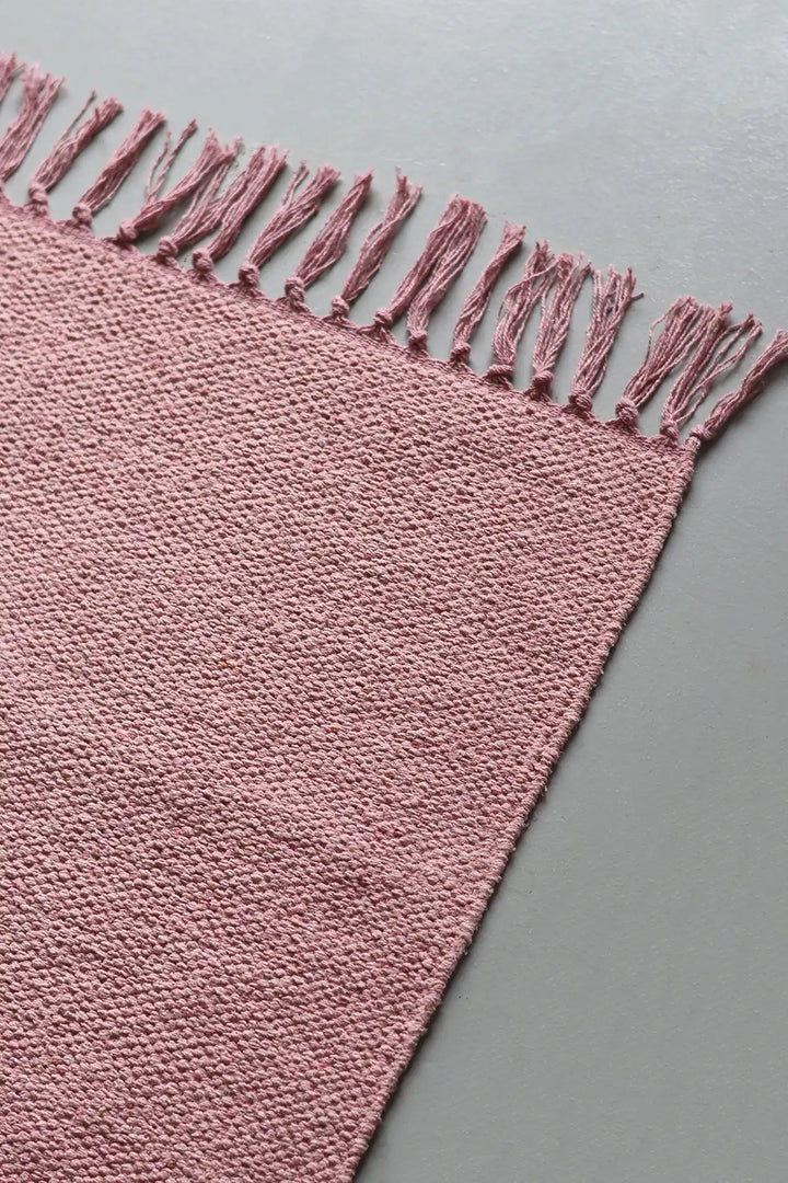 Pink Plain Rug60x90 4100
