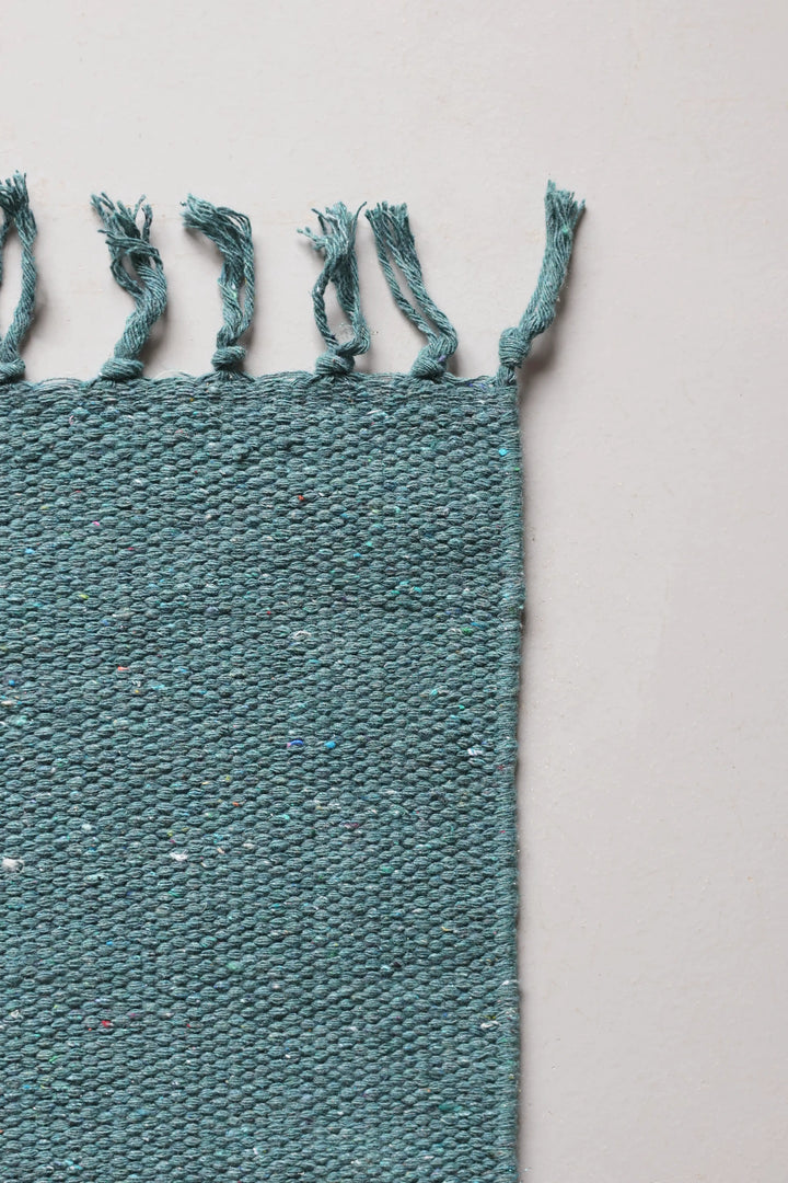 Teal Plain Rug  60x90 4100