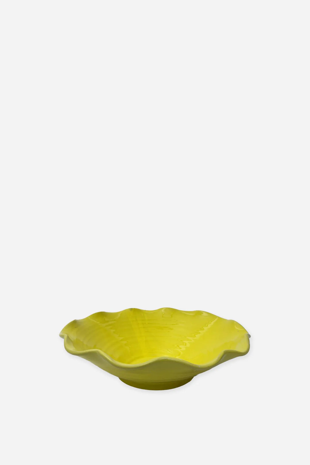 Coupe Wave Med Bowl / Yellow