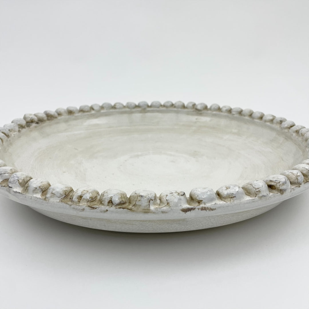 Antique Beaded Bowl / Large