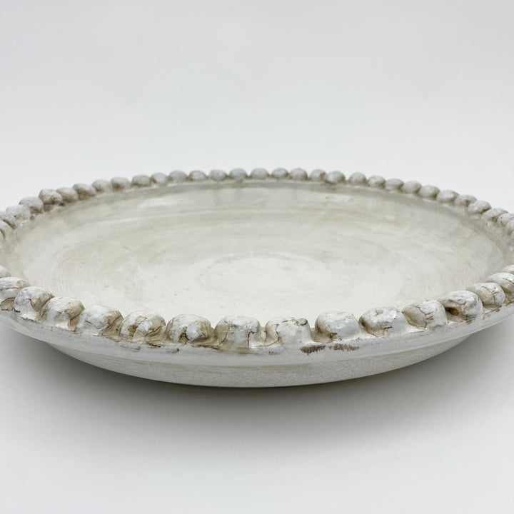 Antique Beaded Bowl / Large