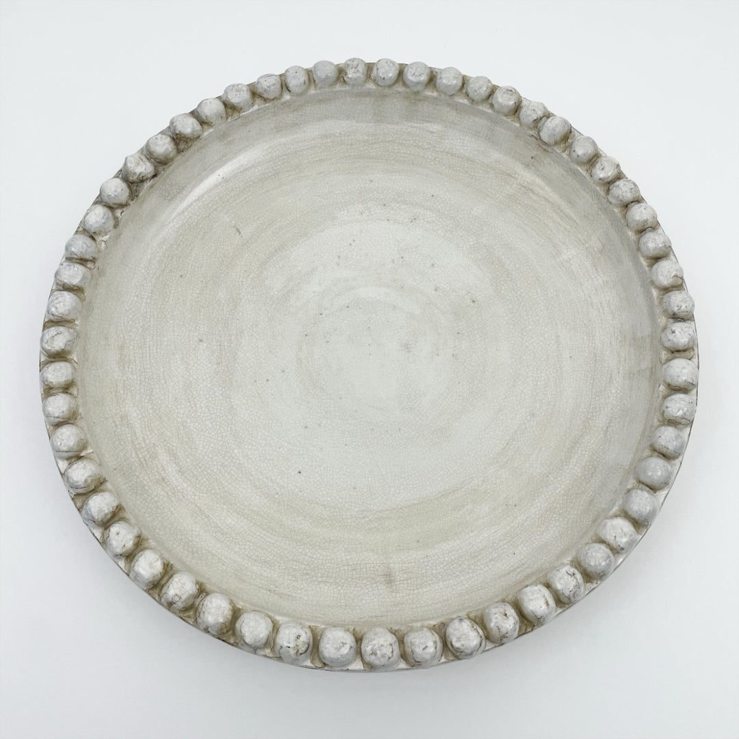Antique Beaded Bowl / Large
